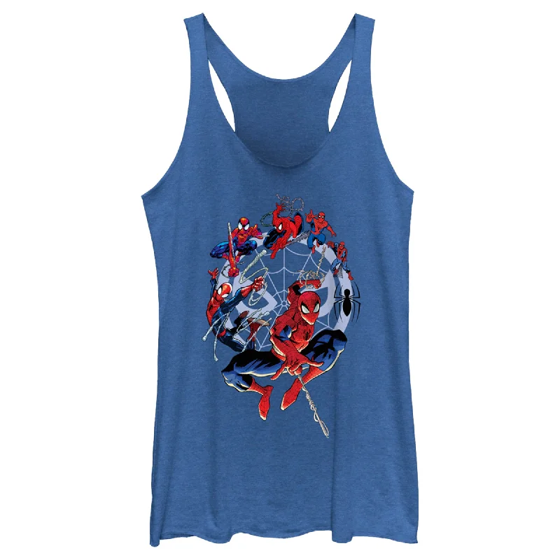 Women's Spider-Man: Beyond Amazing Evolution Racerback Tank Top activewear tank top