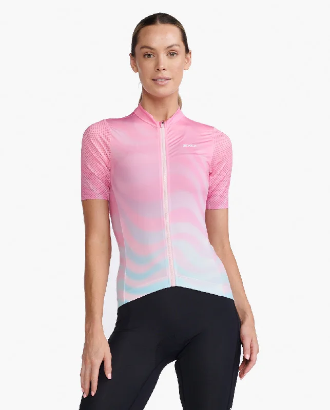 Aero Cycle Short Sleeve Jersey Off Shoulder Jersey Top