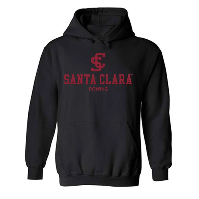 SCU - NCAA Women's Rowing : Karolina Barrier - Classic Shersey Hooded Sweatshirt Hoodie with Color Block Contrast Stylish