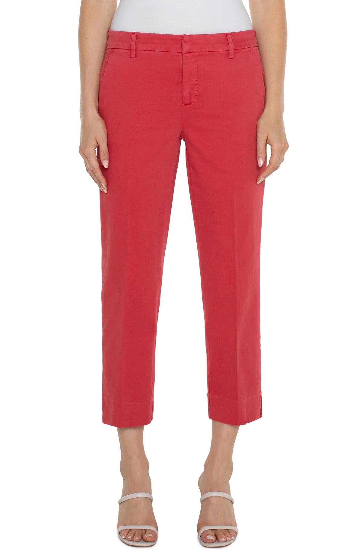 Kelsey Trouser with Slit in Berry Trousers Vintage Classic