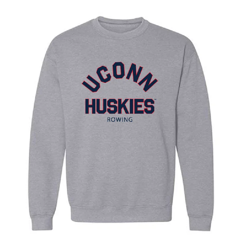 UConn - NCAA Women's Rowing : Emily Rossmeisl - Classic Shersey Crewneck Sweatshirt Hoodie with Half-Zip Sporty Casual