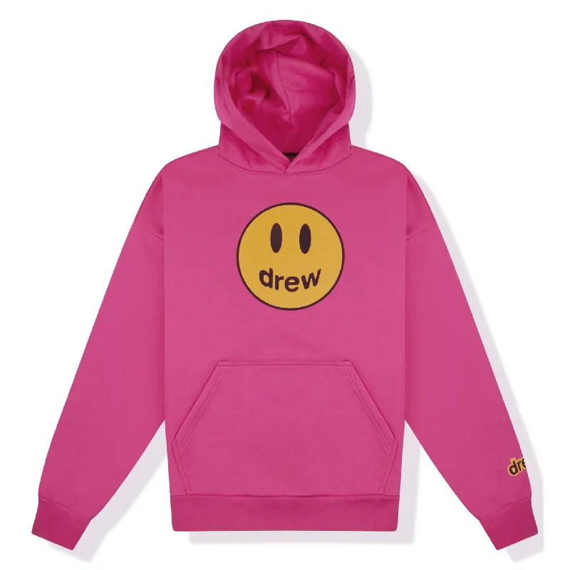 Drew House Mascot Hoodie Magenta Hoodie with Neon Bright Vibrant
