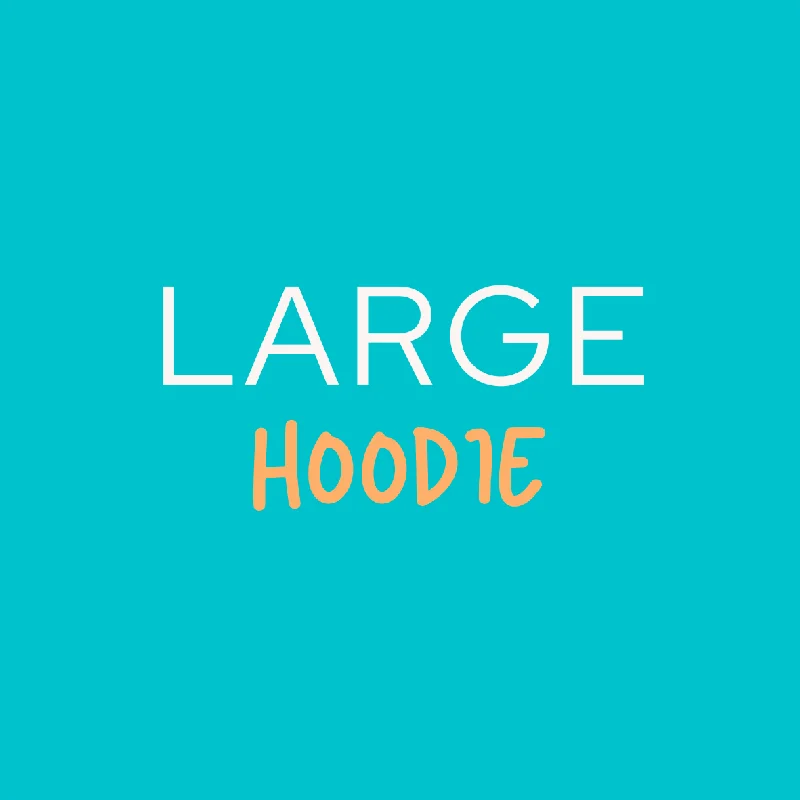 Hazel Blues® |  LARGE HOODIE Hoodie with High Neck Warm Protective