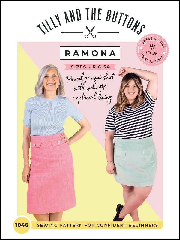 Ramona Skirt Pattern - Tilly And The Buttons cashmere skirt fine