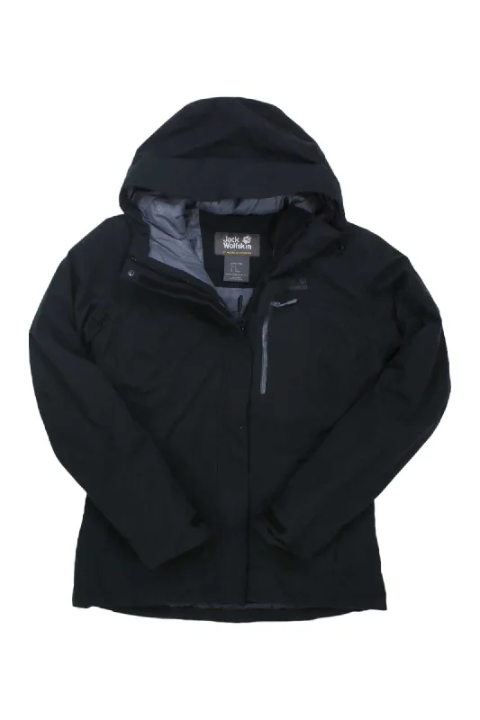 Jack Wolfskin Womens Northern Lake Jacket Zip Front Button Front Snap Front