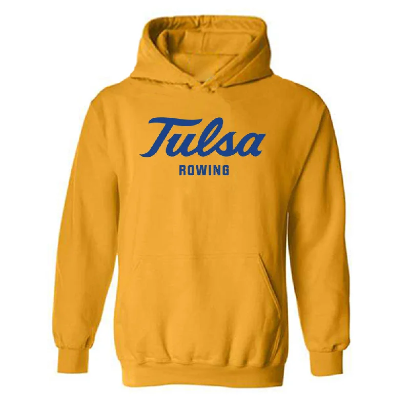 Tulsa - NCAA Women's Rowing : Danica Swetz - Classic Shersey Hooded Sweatshirt Hoodie with Hem Frayed Vintage Worn