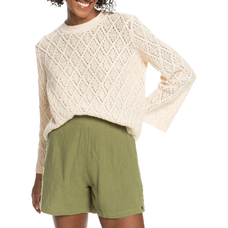 Women's Paper Hearts Sweater Tailored Straight A-Line