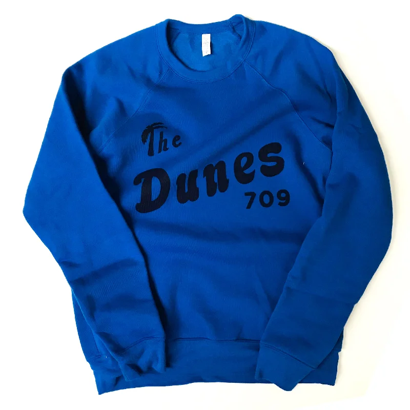 The Dunes 709 Raglan Sweatshirt Hoodie with Front Slit Layering Stylish