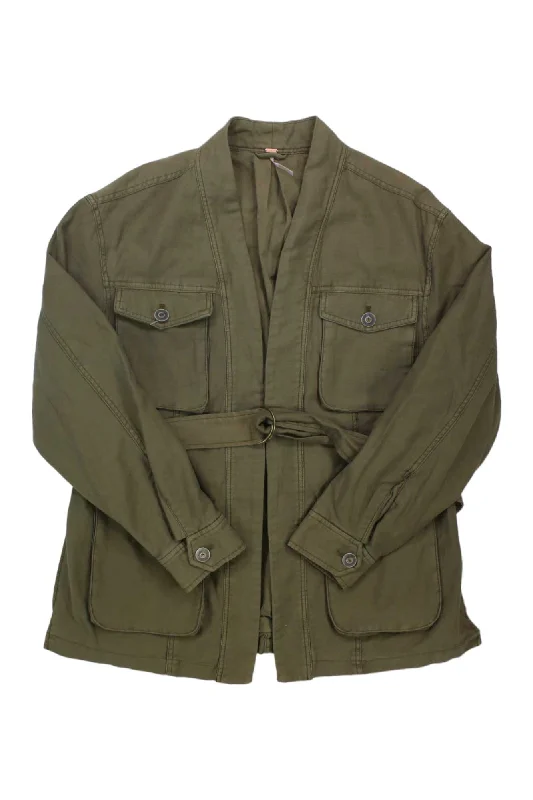 Free People Womens In Our Nature Jacket Hoodie Zip-Up Jacket Button-Up Jacket
