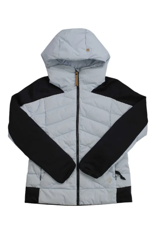 Indygena Women's Lampo Hooded Jacket Satin Jacket Silk Jacket Chiffon Jacket