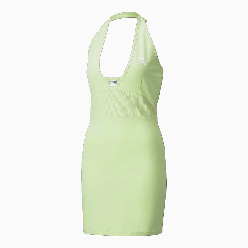 Women's Classic Halterneck Dress Tunics Exclusive limited
