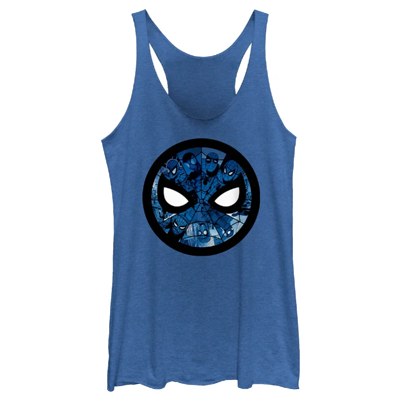 Women's Spider-Man: Beyond Amazing Hero Mask Racerback Tank Top yoga tank top