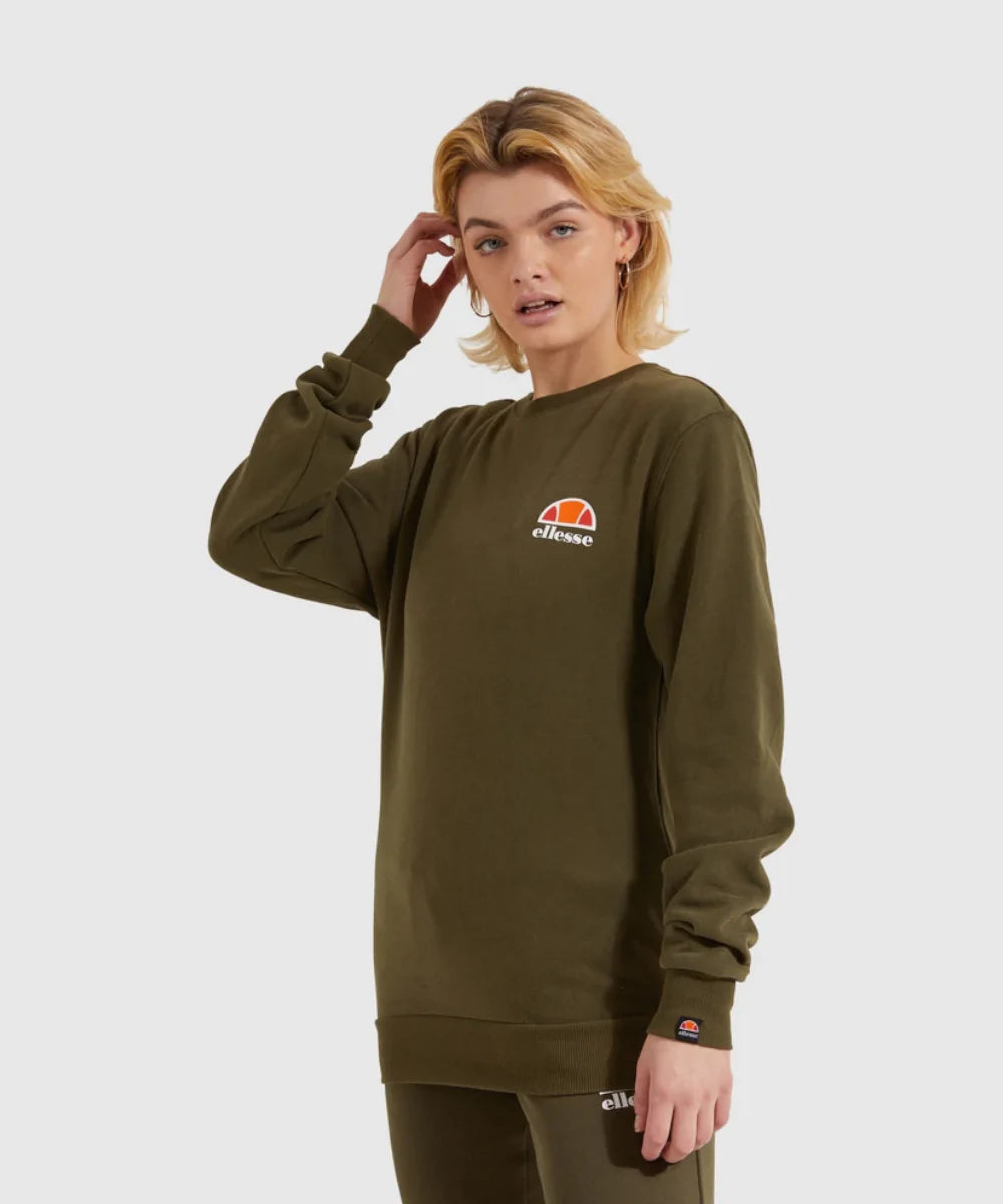 Ellesse Haverford Sweater - Womens - Khaki Tailored Straight A-Line