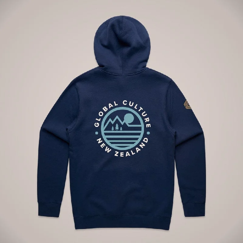 New Zealand Blue Moon Unisex Hoodie Hoodie with V-Neck Classic Versatile