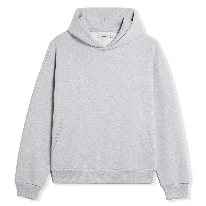 Pangaia 365 Heavyweight Grey Hoodie Hoodie with Camouflage Military Edgy