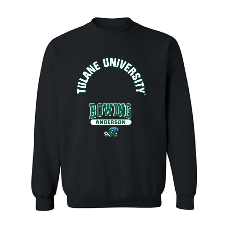 Tulane - NCAA Women's Rowing : Ava Anderson - Classic Fashion Shersey Crewneck Sweatshirt Hoodie with Logo Branding Identity