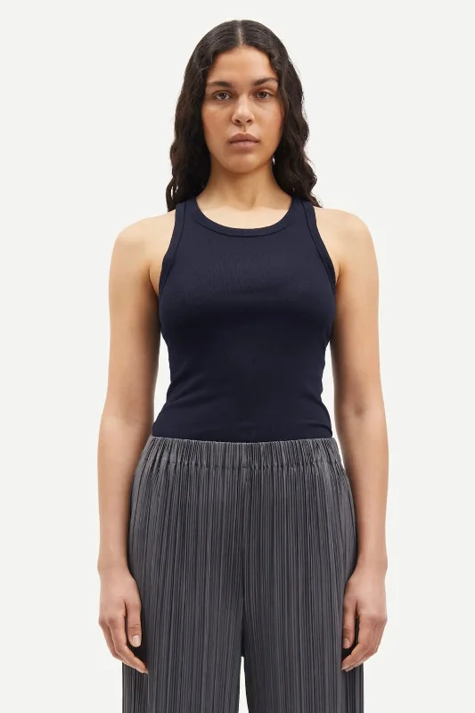 Samsoe Samsoe - Alexo Tank (night sky) lace back tank