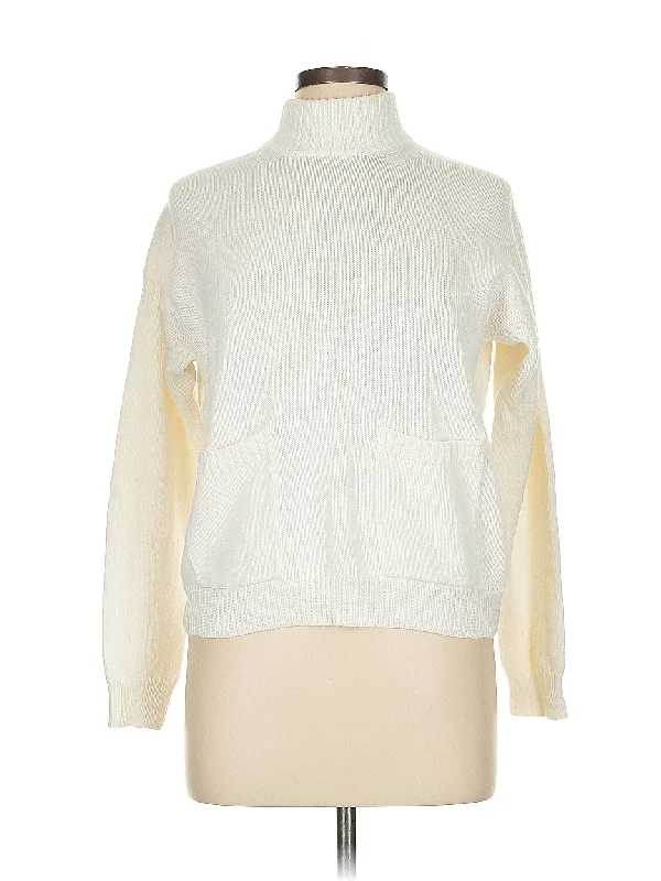 Turtleneck Sweater Hooded Caped Shawl Collar