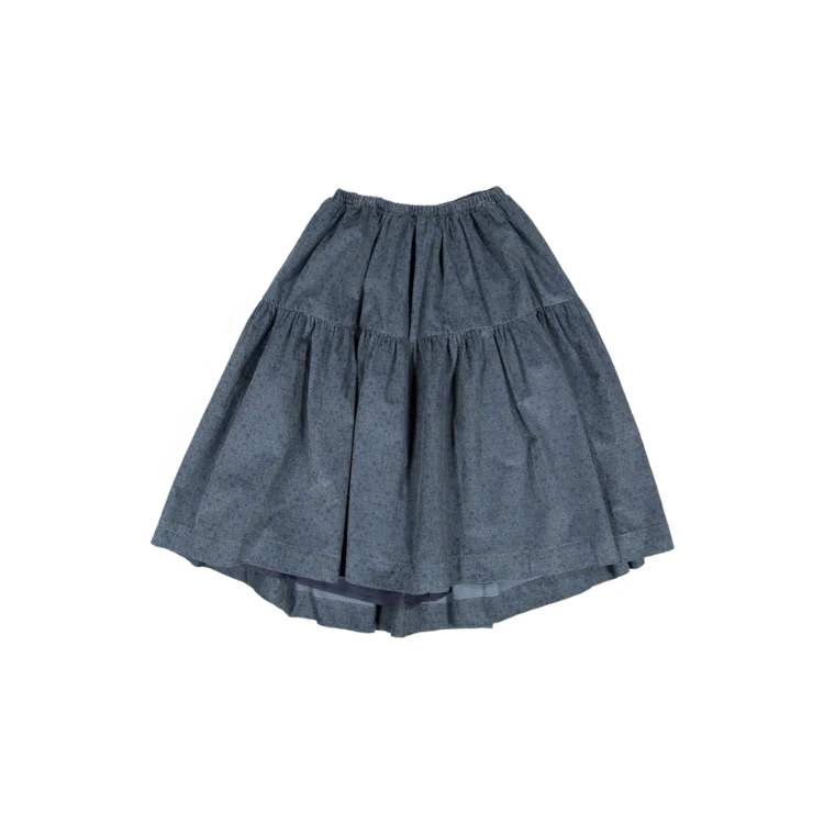 TG-387-SKIRT silk skirt smooth