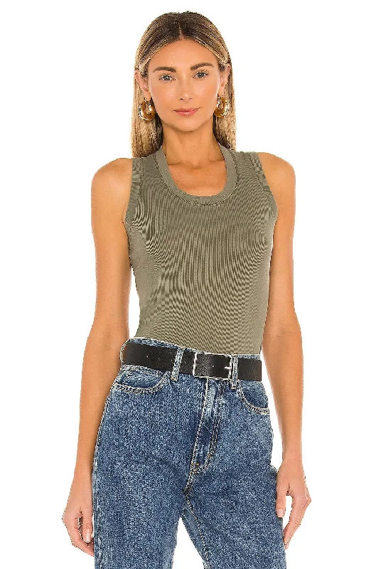 U-Neck Tank - Army Tank basic tank top