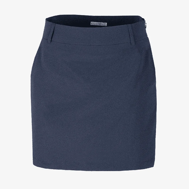 Nessa - Breathable golf skirt with inner shorts zip skirt side