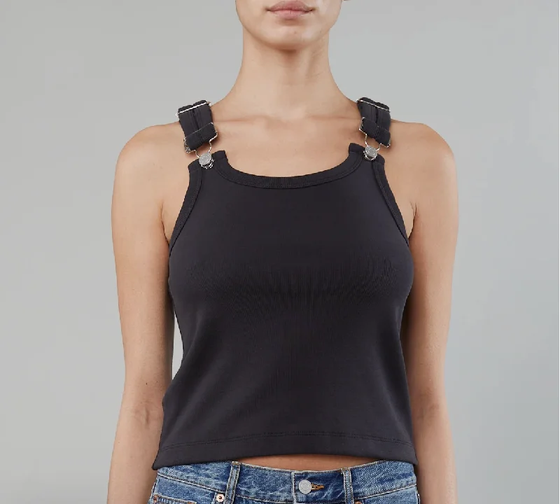 Black Mississippi Tank cold shoulder tank