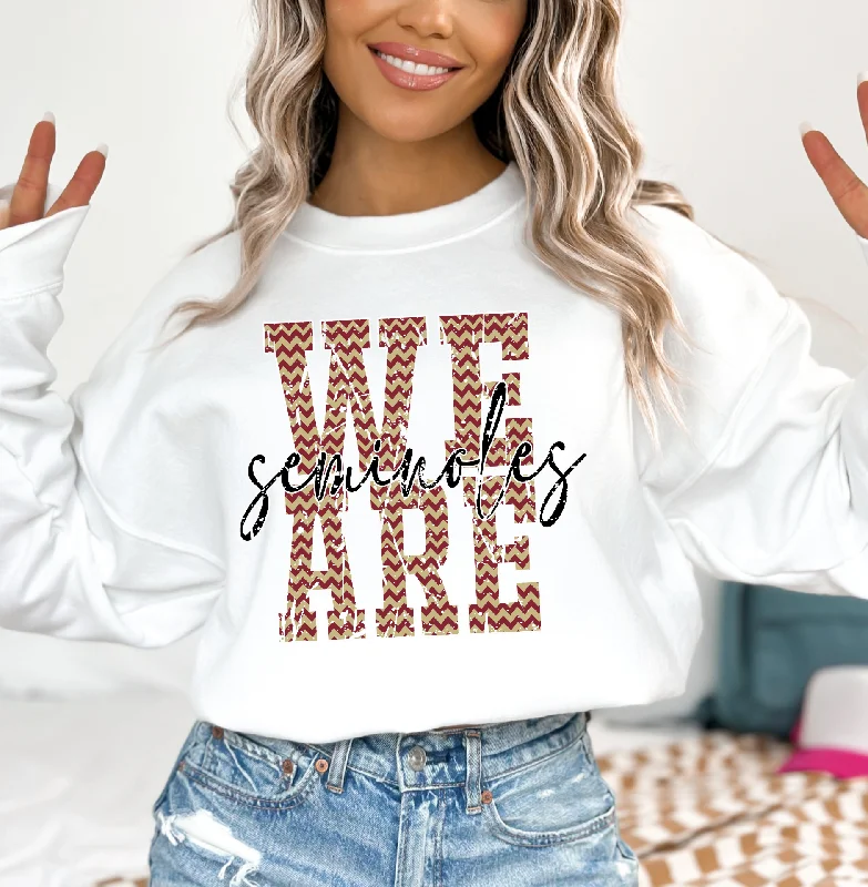 Hazel Blues® |  We Are Seminoles Graphic Sweatshirt Hoodie with Drop Shoulder Relaxed Streetwear