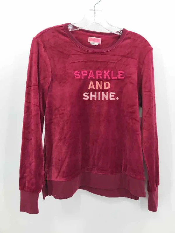 Pre-Owned Kate Spade Red Size XS Graphic Sweatshirt Hoodie with Earth Tones Natural Calm