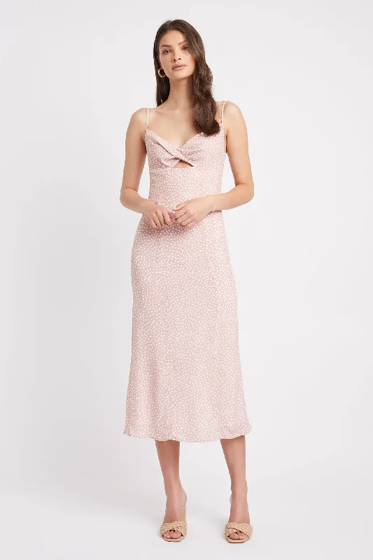 Karlie Midi Twist Dress Tunics Prom sequined