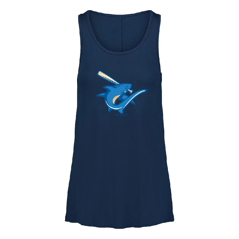 Clearwater Threshers MV Sport BP Logo Paris Women's Tank sheer tank top