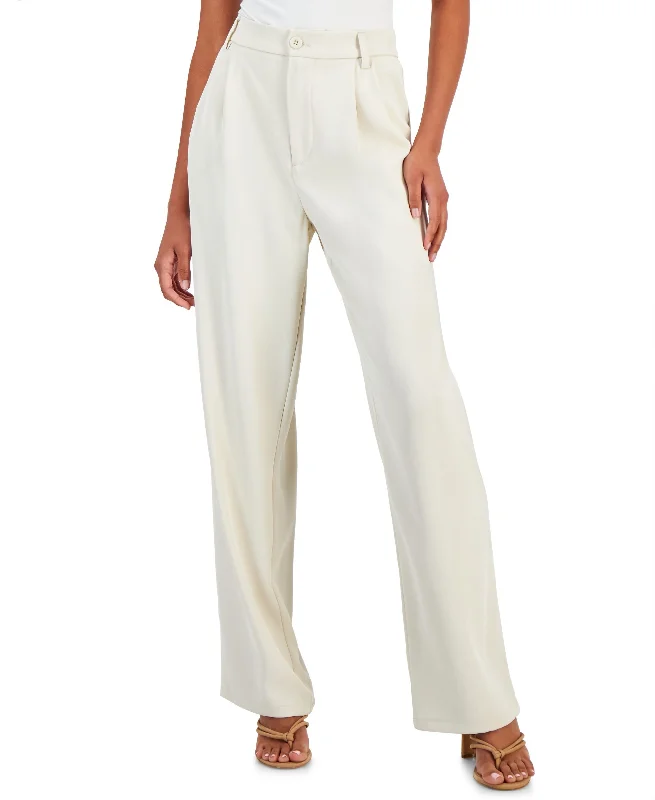 Juniors' Comfort-Waist Slim Trouser Pants Trousers Seasonal Trendy