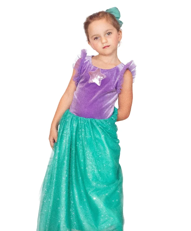 The Mermaid Princess Costume Dress Tunics Travel practical