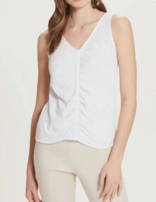 Ruched Tank Top athletic tank top