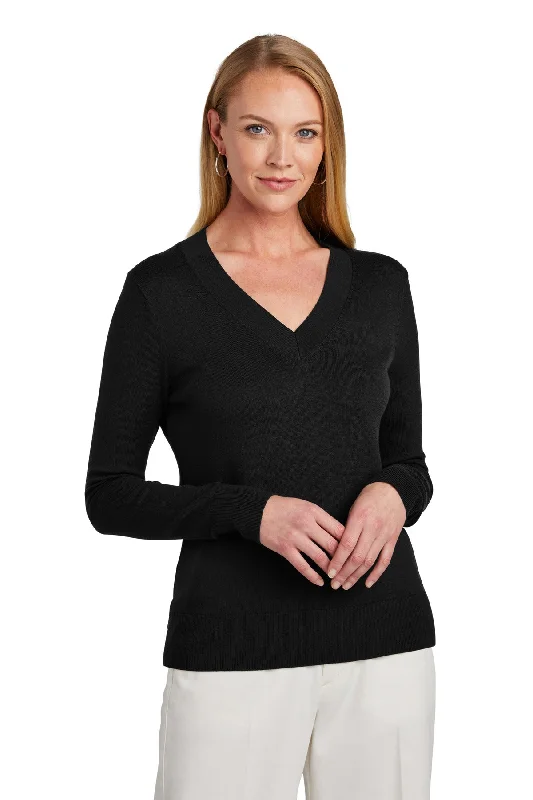 Brooks Brothers Women's Cotton Stretch V-Neck Sweater Turtle Neck Boat Neck Asymmetrical Neck