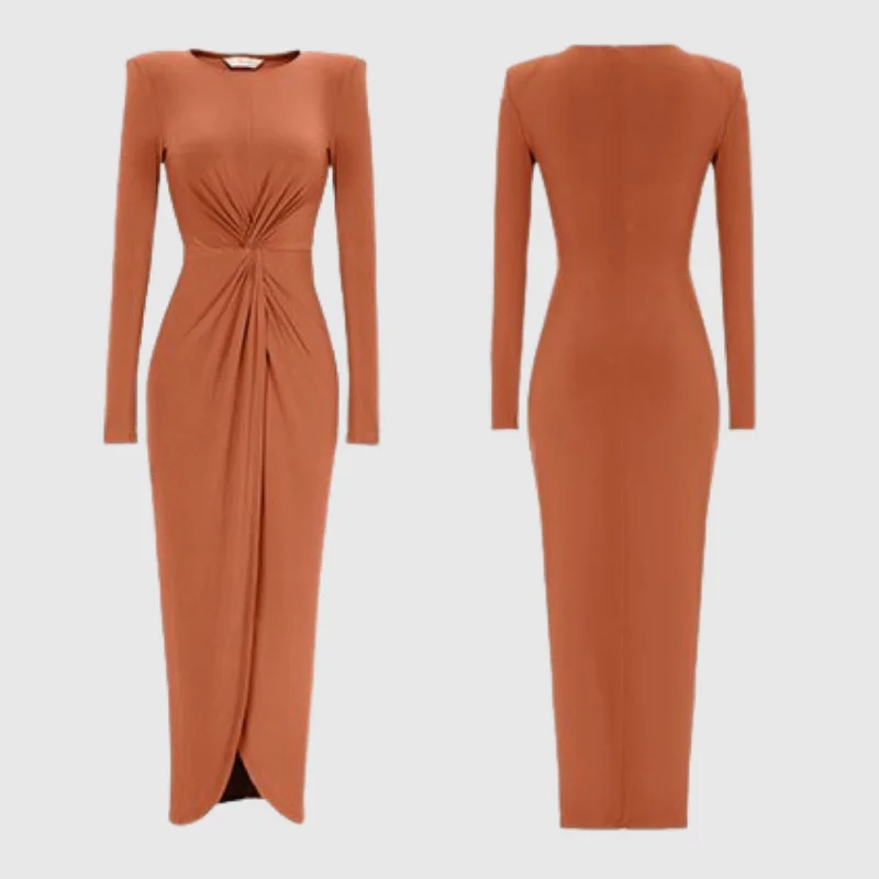 Women's Slim Fit Round Neck Dress Tunics Timeless classic