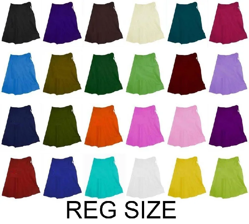 Women's Cotton Indian Readymade Petticoats Inskirt / under skirt Saree Petticoats - Regular Size denim skirt classic