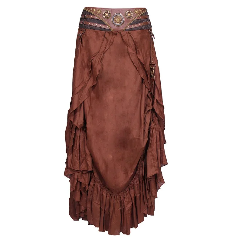 Wild Wild West Steampunk Skirt lace skirt intricate