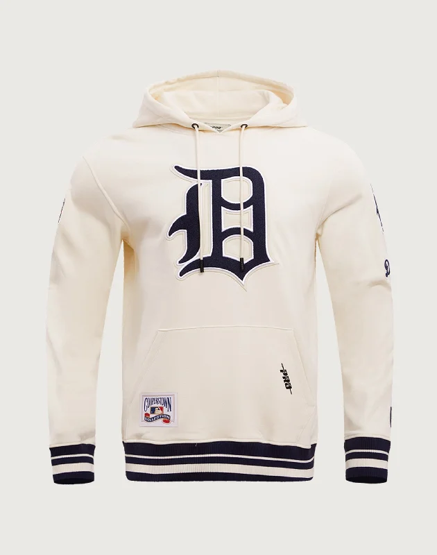 Pro Standard Detroit Tigers Retro Classic Hoodie Hoodie with Distressed Vintage Worn