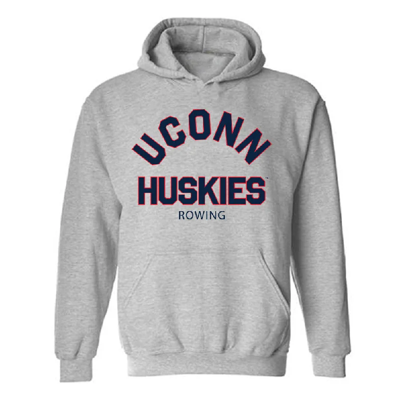 UConn - NCAA Women's Rowing : Anja Kearney - Classic Shersey Hooded Sweatshirt Hoodie with Neon Bright Vibrant