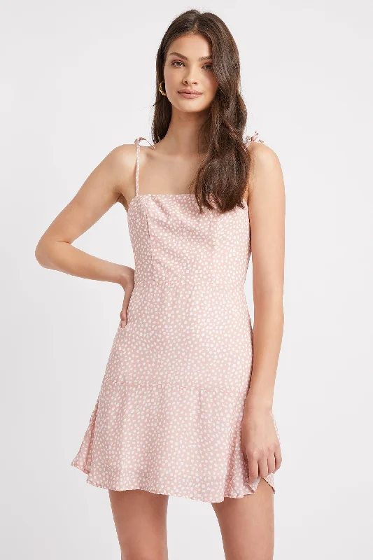 Karlie Mini Tie Dress Tunics Winter warm