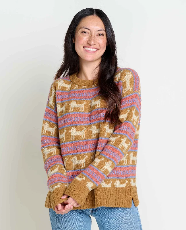 Toad & Co Women's Cotati Dolman Sweater Denim Fabric Leather Fabric Suede Fabric