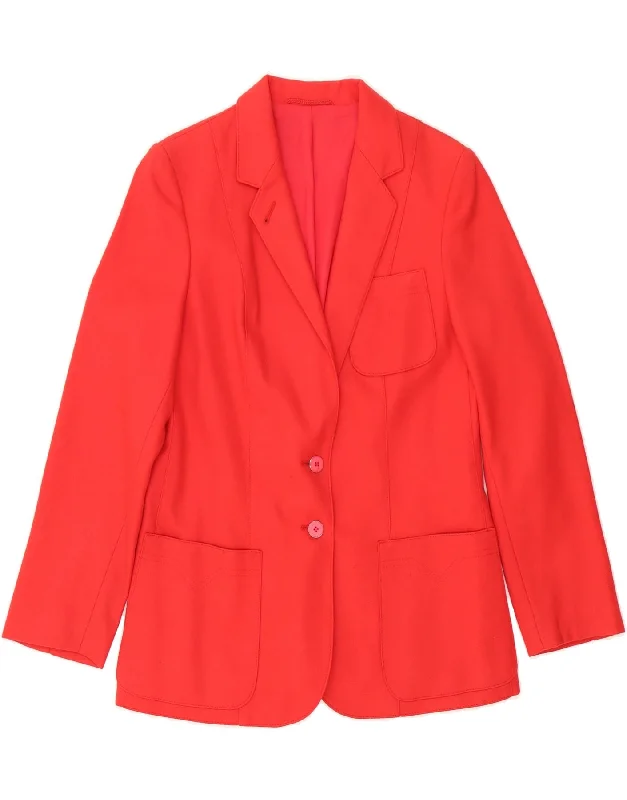 BHS Womens 2 Button Blazer Jacket UK 12 Medium Red Plaid Jacket Tartan Jacket Houndstooth Jacket BHS Womens 2 Button Blazer Jacket UK 12 Medium Red Plaid Jacket Tartan Jacket Houndstooth Jacket