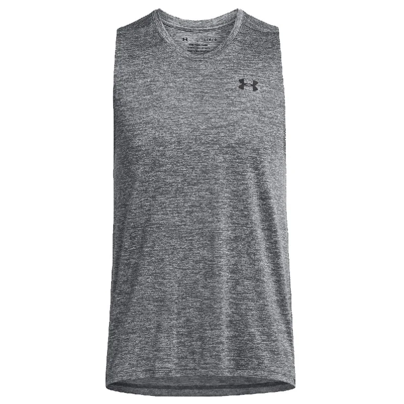 Under Armour Tech Training Tank Top - Mens - Castlerock/Black trendy tank top