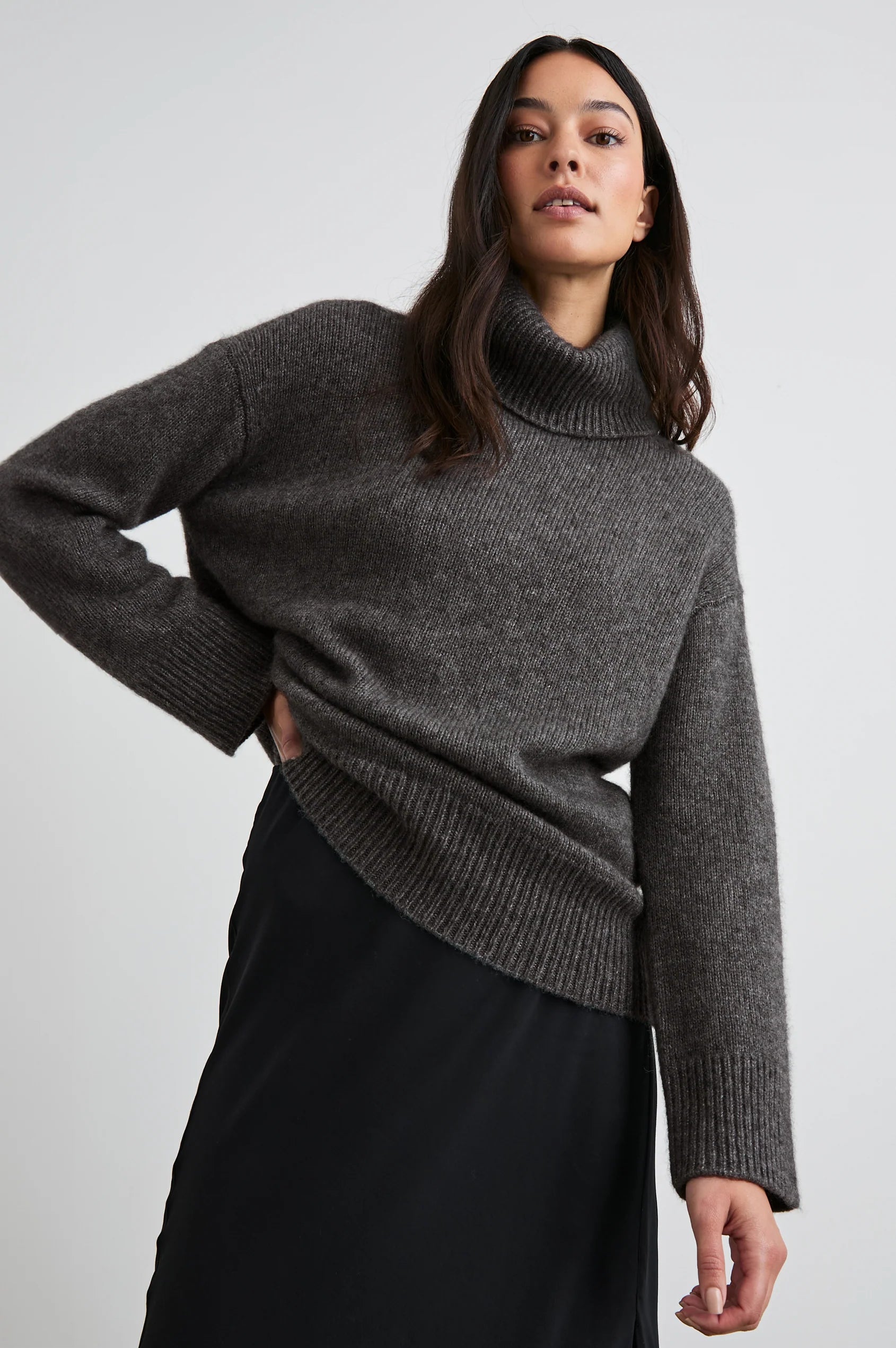 Rails Nadine Sweater Cable Knit Ribbed Knit Lace Knit