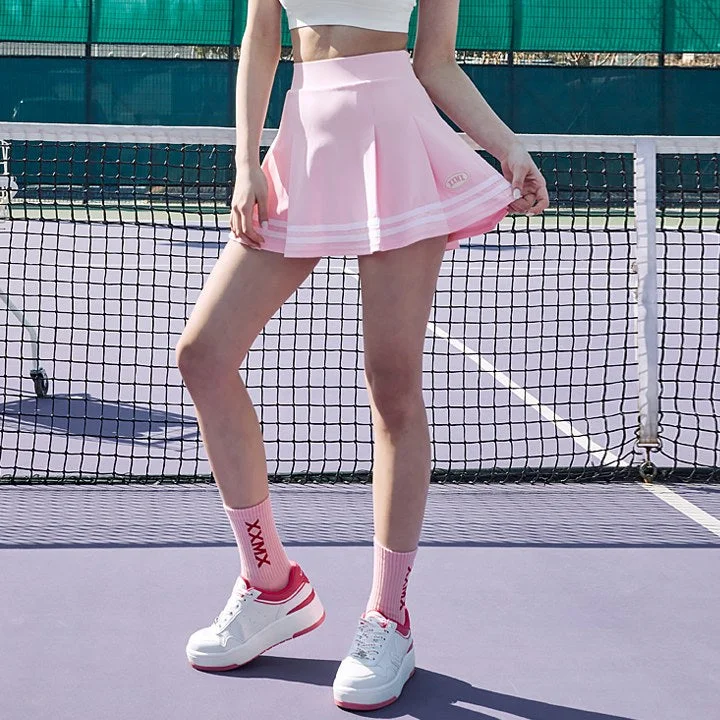 Line Point Tennis Skirt denim skirt classic