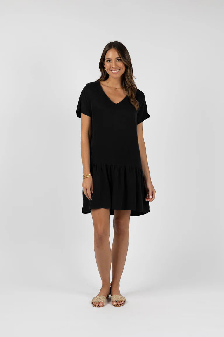 HUMIDITY MILANO SHIFT DRESS - BLACK Tunics Bestseller popular