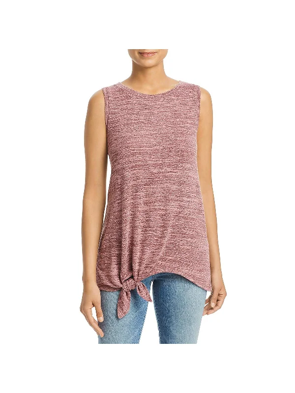Womens Tank Tie Front Top floral tank top