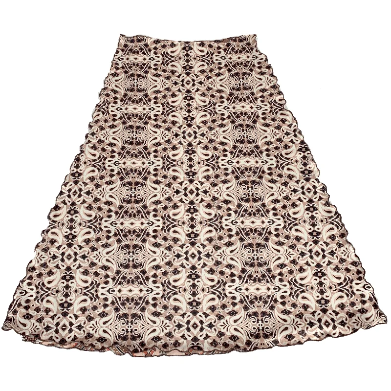 Sagebrush Meadow Reversible Long Bias Skirt linen skirt breathable
