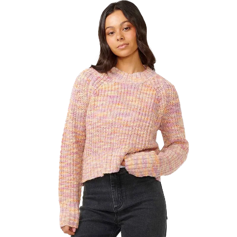 Women's Beach Party Slub Sweater Fleece Sweater Nylon Polyester