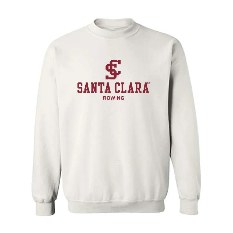 SCU - NCAA Women's Rowing : Karolina Barrier - Crewneck Sweatshirt Hoodie with Drawcord Adjustable Secure